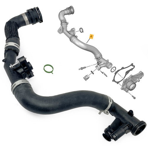 Coolant Hose Pipe OEM 1.6HDi PSA Opel
