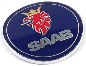 Emblem rear, Saab 9-5 4D 99-05