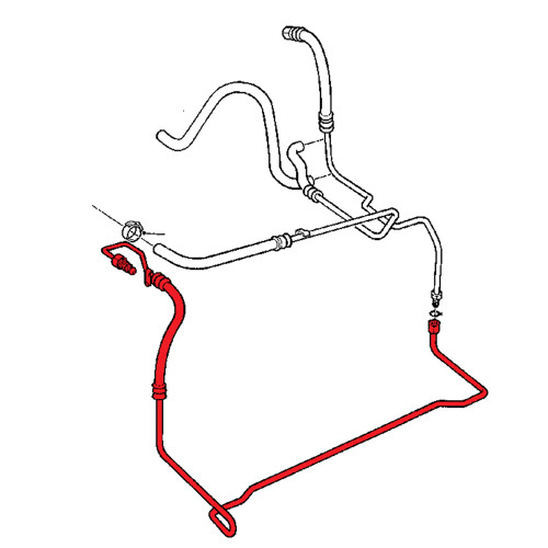 Power Steering High Pressure Pipe/Hose 900/9-3