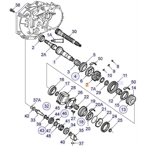 Hub Saab 900/9000/9-3/9-5