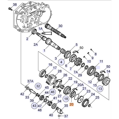 Synchronizer Saab 9-3/9-5