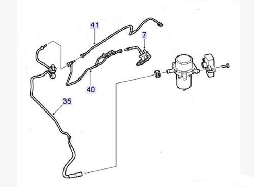 Brake Booster Vacuum Hose 9-3 II B284