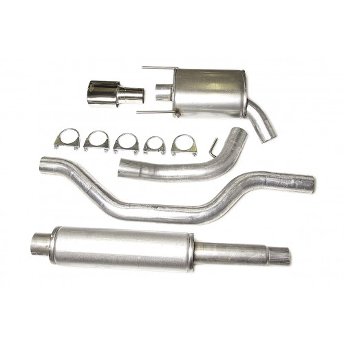 Cat-back 9-3 II 58L tank, 2 silencers