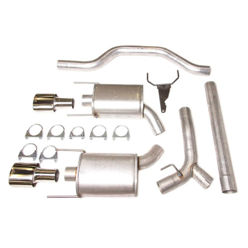 Cat-back 9-3 II 58L tank 2 silencers Twinpipe