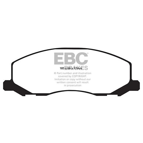 Brake Pads Front 9-5 II 337mm EBC GreenStuff (Perfomance)