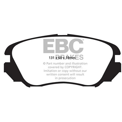 Brake Pads Front 9-5 II 296mm EBC Ultimax