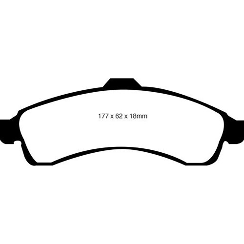Brake Pads Front 9-7X -2005 EBC Ultimax