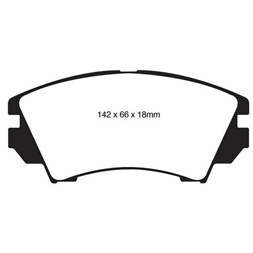 Brake Pads Front 9-5 II 321mm EBC Ultimax
