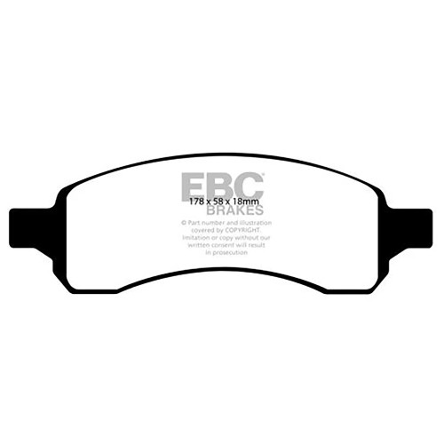 Brake Pads Front 9-7X 2006- EBC Ultimax