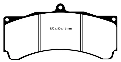 Brake Pads Front EBC Bluestuff MapTun XT-Series Brake Kit 330mm
