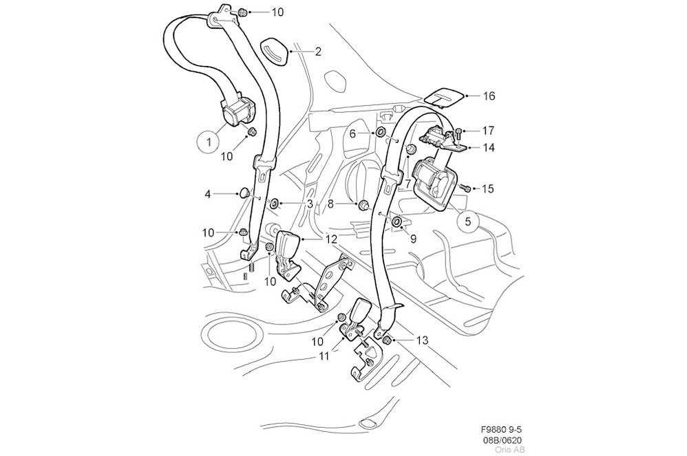 SAAB Original 12773094