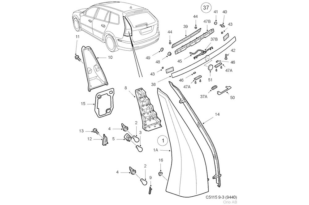 SAAB Original 12774398