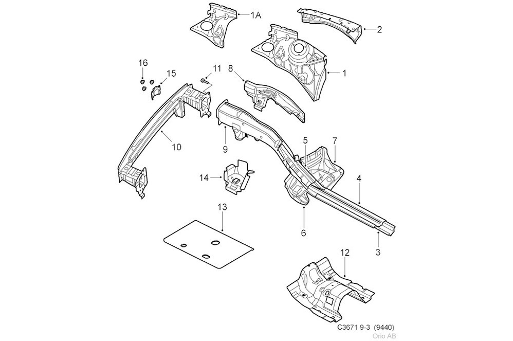 SAAB Original 12799886