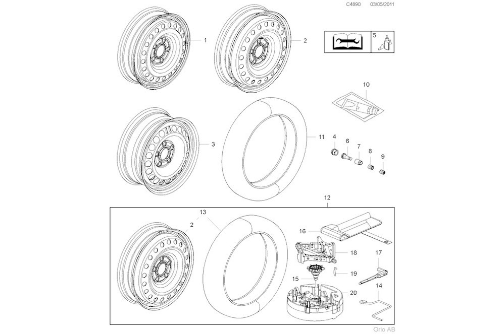 SAAB Original 13239884