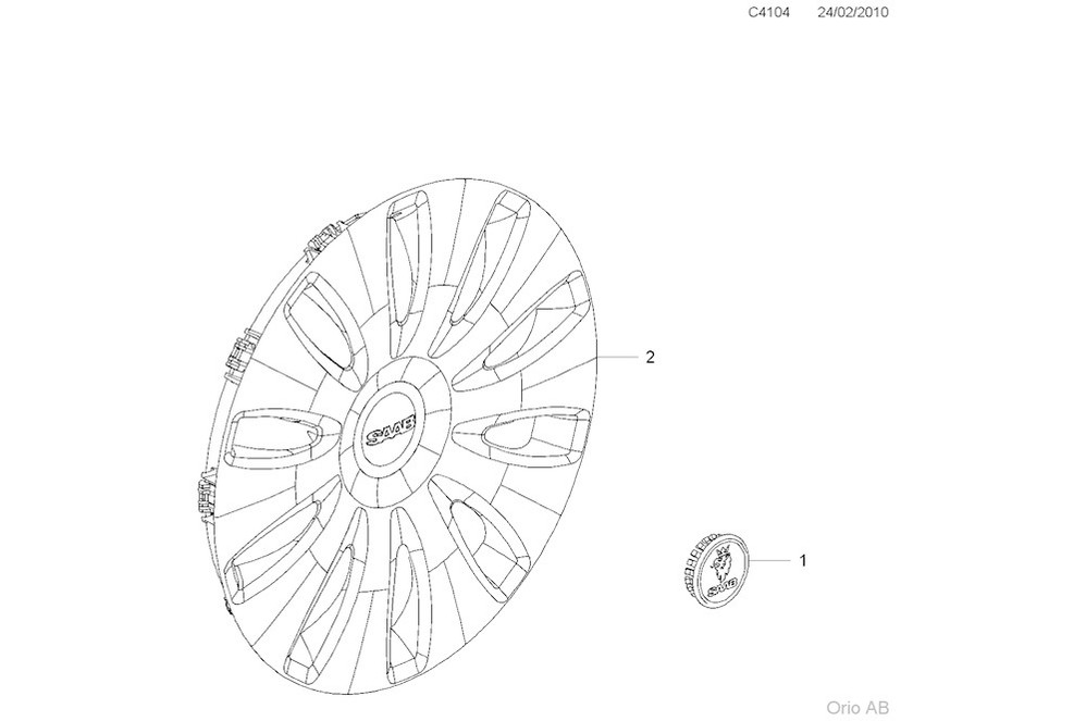 SAAB Original 13241514