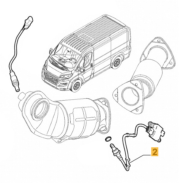 NOx Sensor OEM Fiat