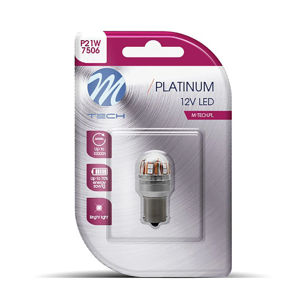P21W RÖD LED 6000K (Platinum)