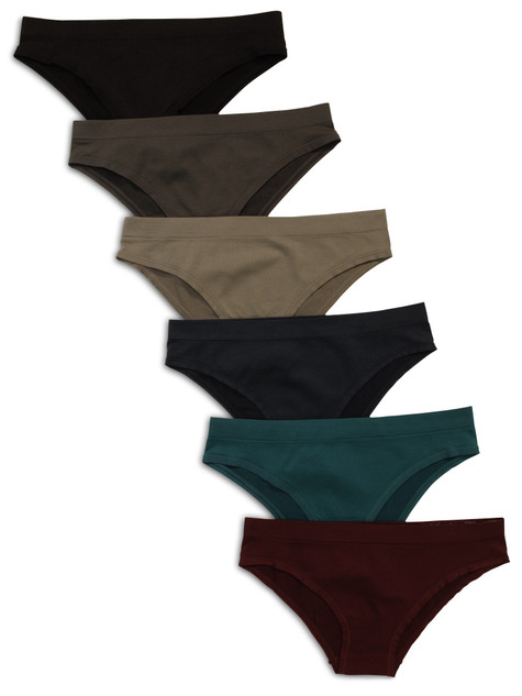 Kalon 6 Pack Women's Hipster Brief Nylon Spandex Underwear : :  Clothing, Shoes & Accessories