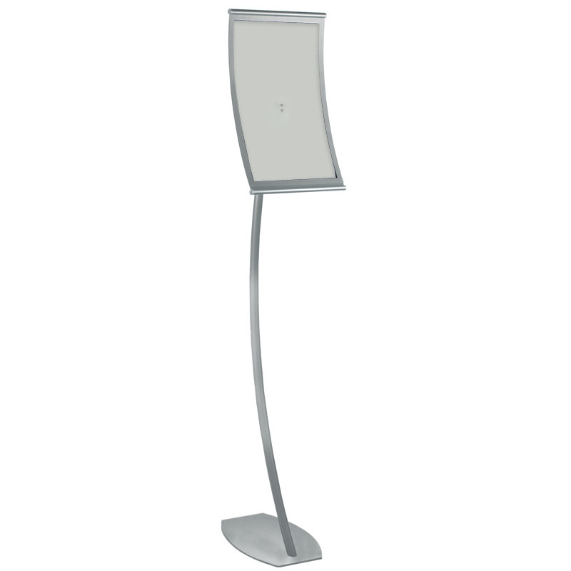 飾り台 Silver Curved Metal Frame Pedestal Floor Stand 11
