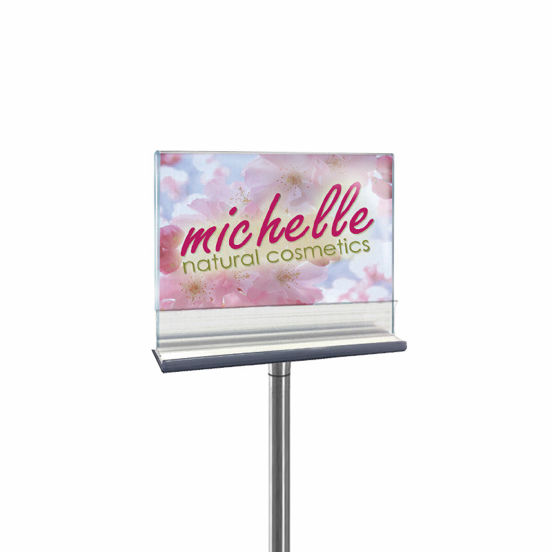 Product Display Header Sign Clear Acrylic Header Sign Holder for T-Sign Holder- Insert Your Own ...