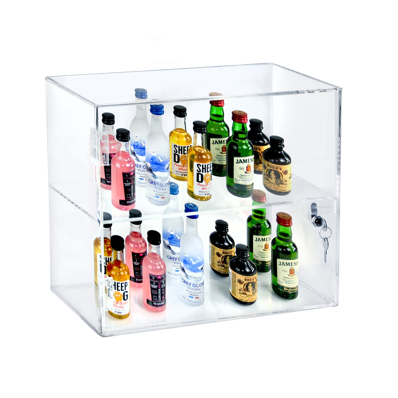Acrylic Lockbox Countertop Display Case 14