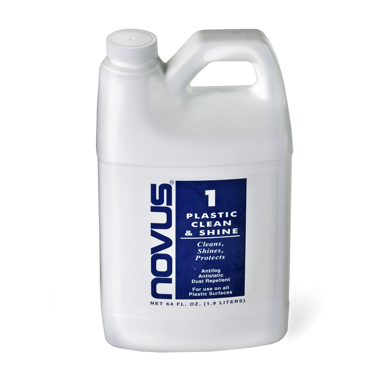 Azar Displays - Novus-7050 - Blue Label 64oz Plastic Clean & Shine