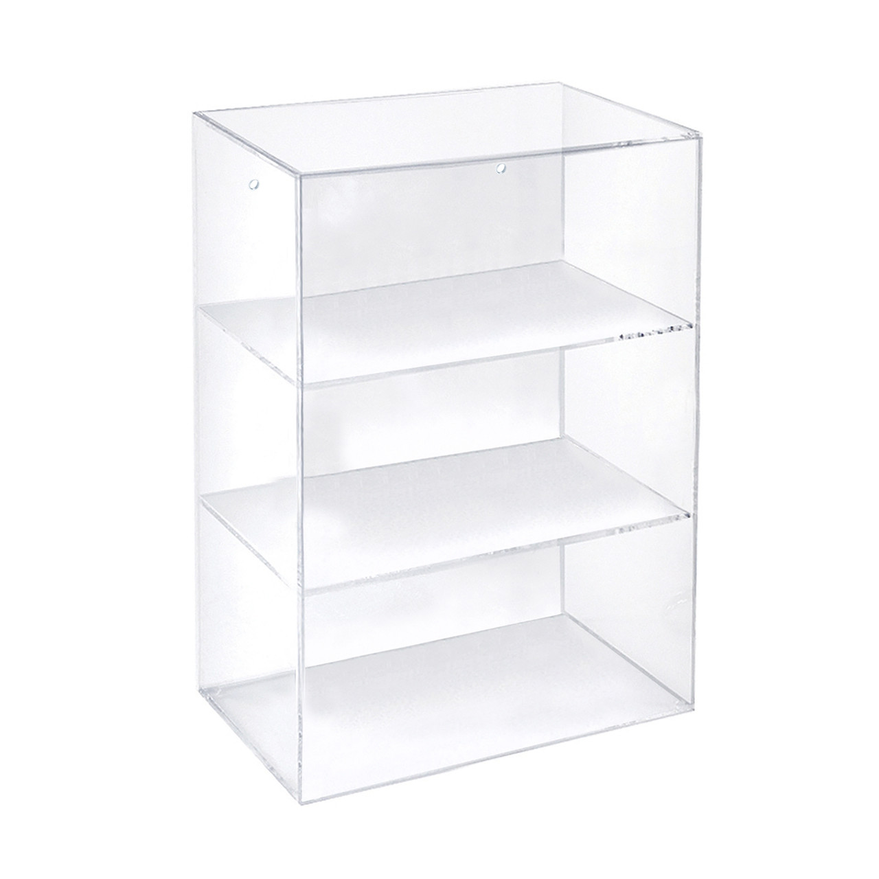 Clear Acrylic Shelves, Single and Double Plastic Shelves