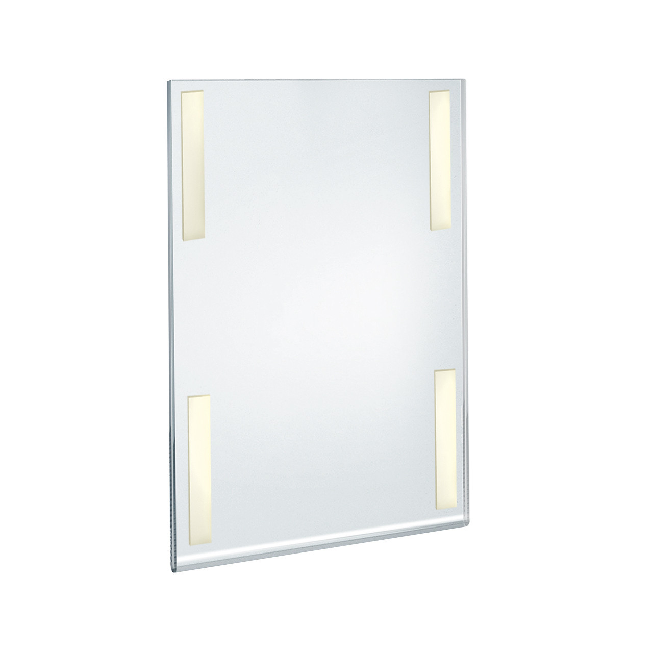Self adhesive clear acrylic wall sign holder frame 11 w x 17 h
