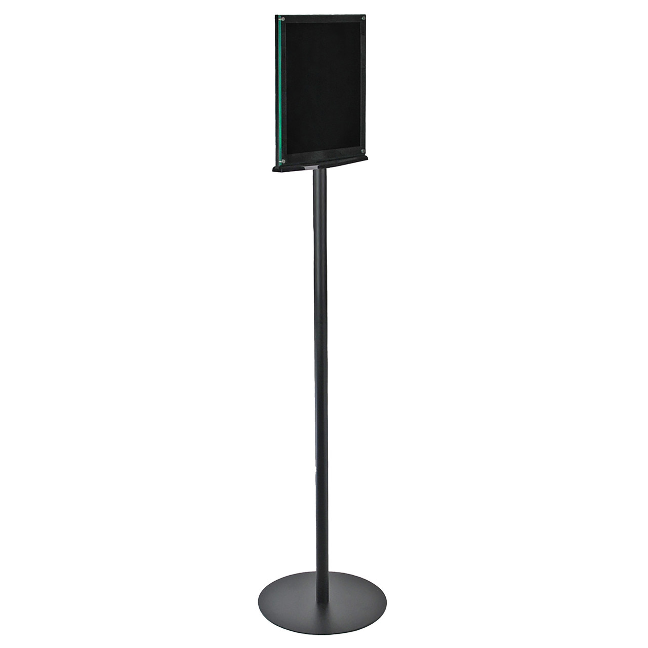 Azar Displays 300863 8.5X11 Pedestal Two-Sided Sign Holder Stand on