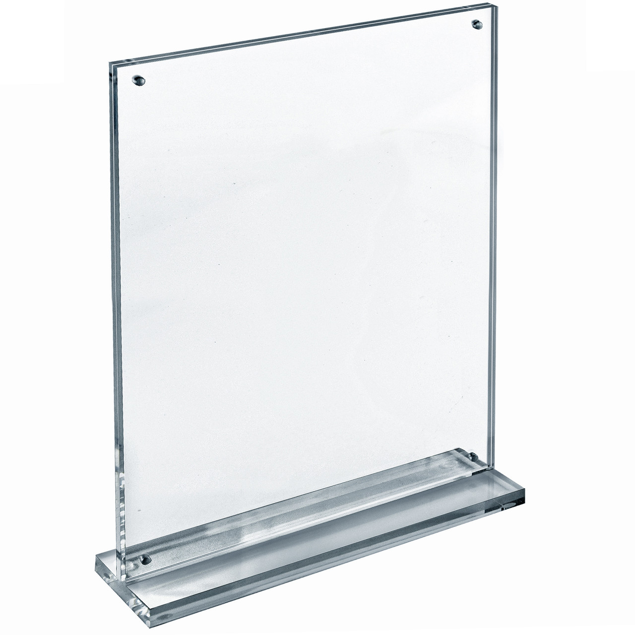 Slim Deluxe Acrylic Block Frame 11” x 14” on ½” Acrylic Base with