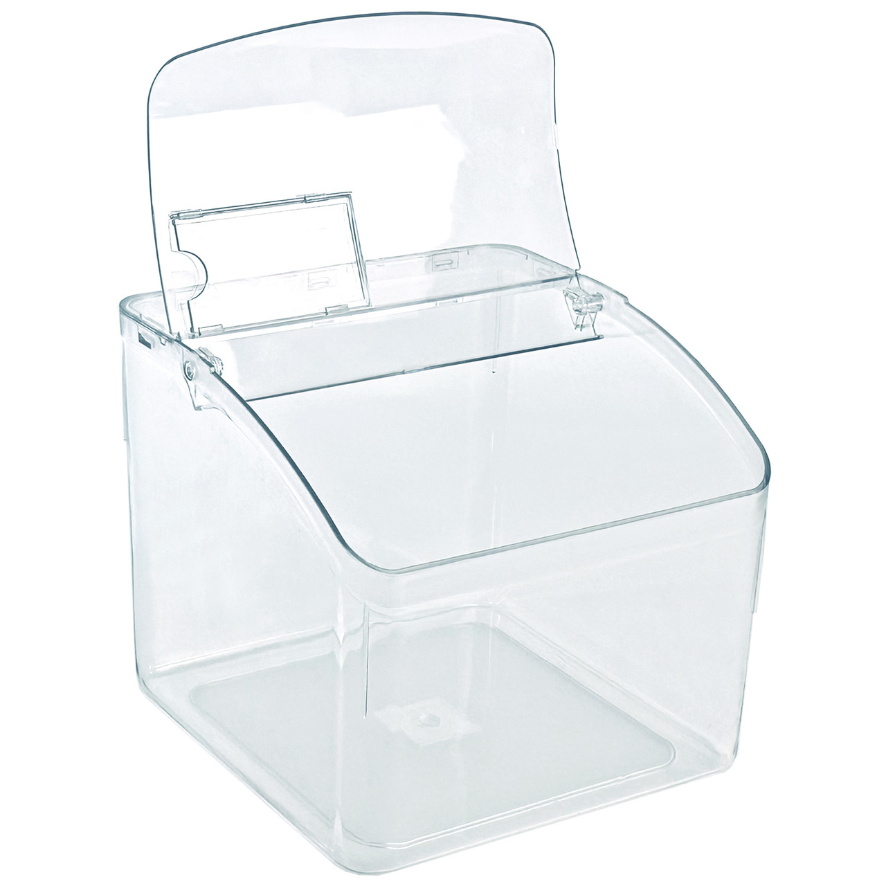 Candy Bin Hinged Lid and Price Tag Slot, 7