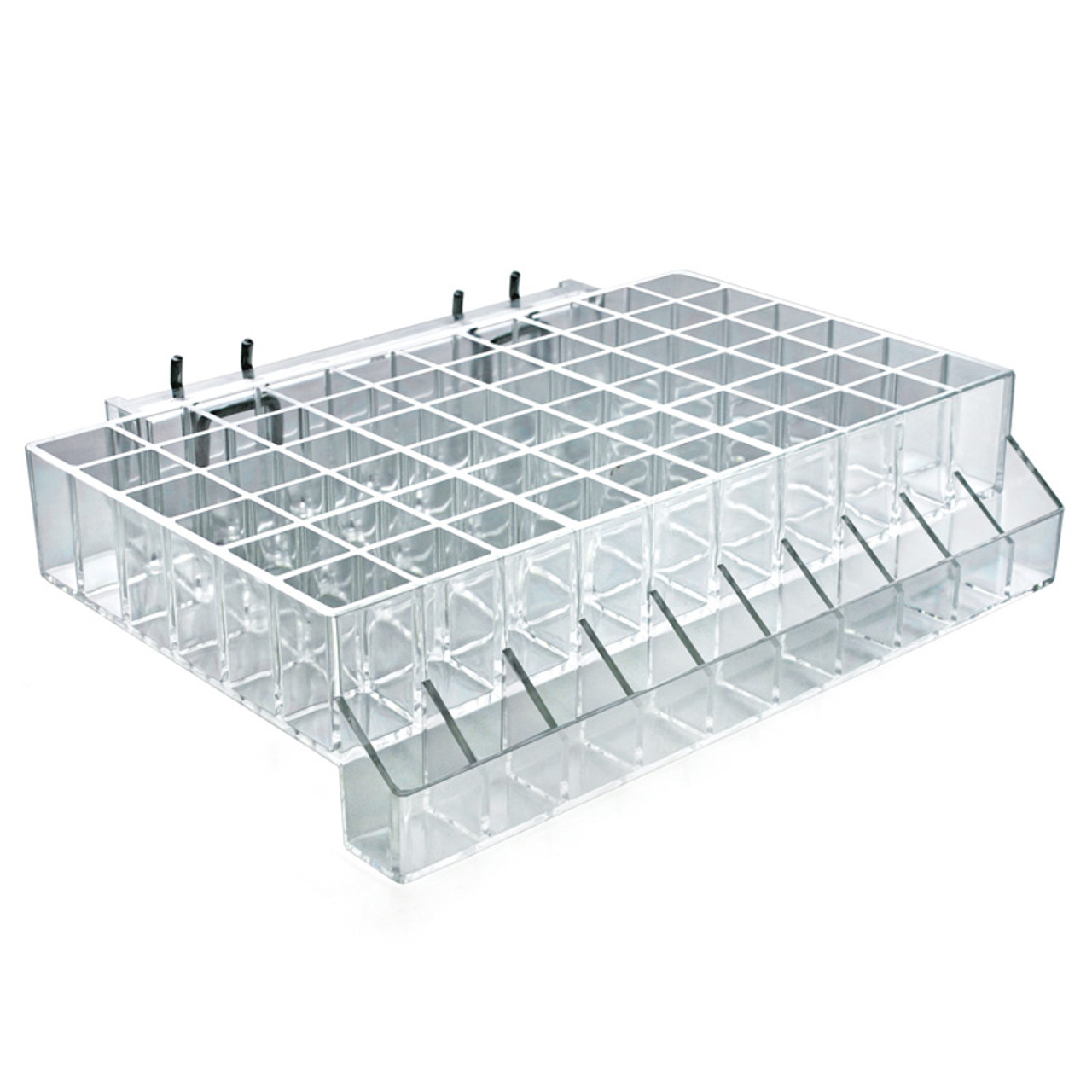 60-Compartment Tray w/ Tester Tray - square slot .875