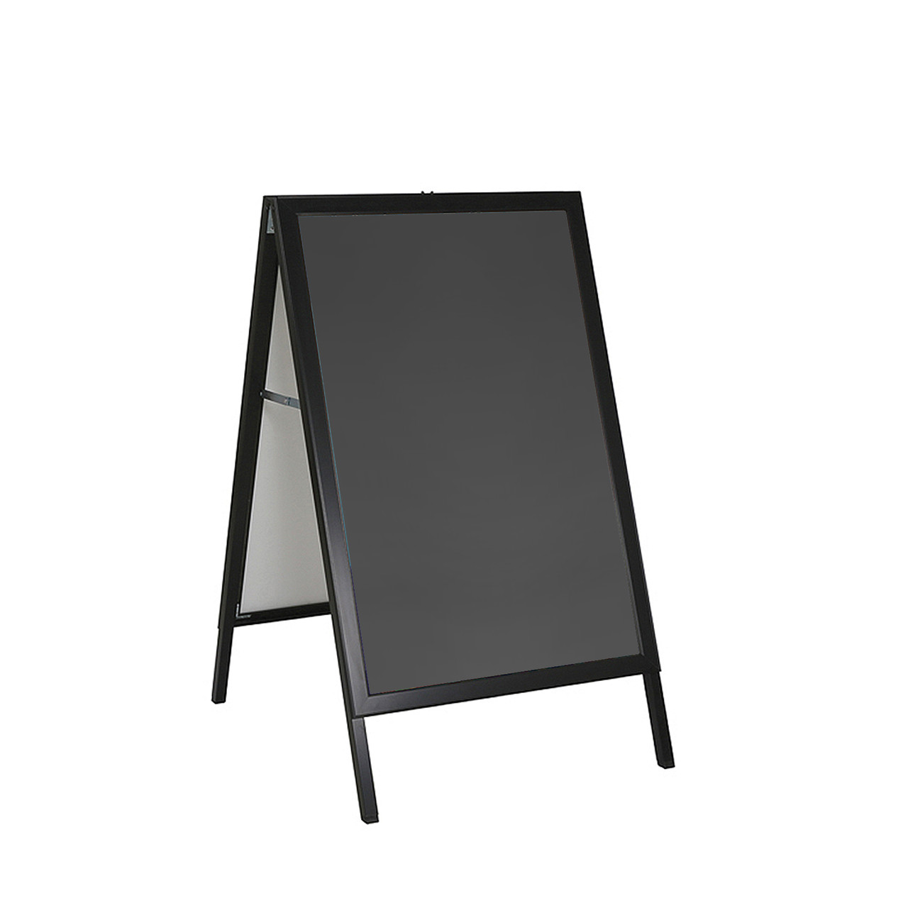 Small Black Slide In A-Frame Double-Sided Indoor/Outdoor Sidewalk