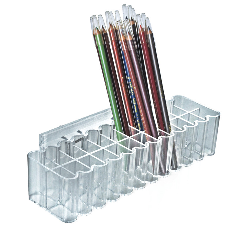 Azar Displays 4-Compartment Storage Tray 10.5" W X 5" D X 3" H With 2 U Hooks For Pegboard Slatwall Or Counter 2 Pack Azrd1175