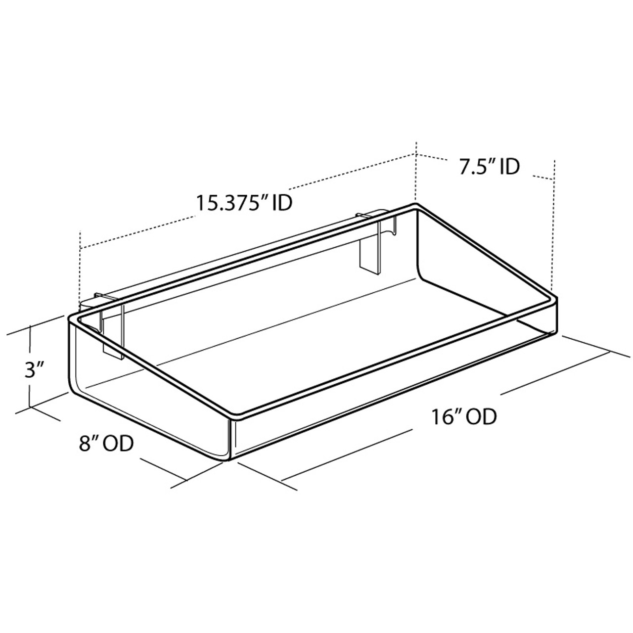 Affordable shipping Azar Displays 70div 7.5 Divider (10 Pack