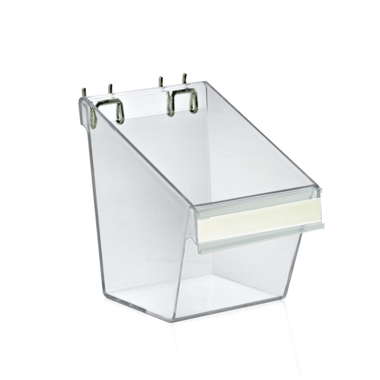 Azar Displays 5 x 6 x 7 4pk Small Display Bucket with C - Channel