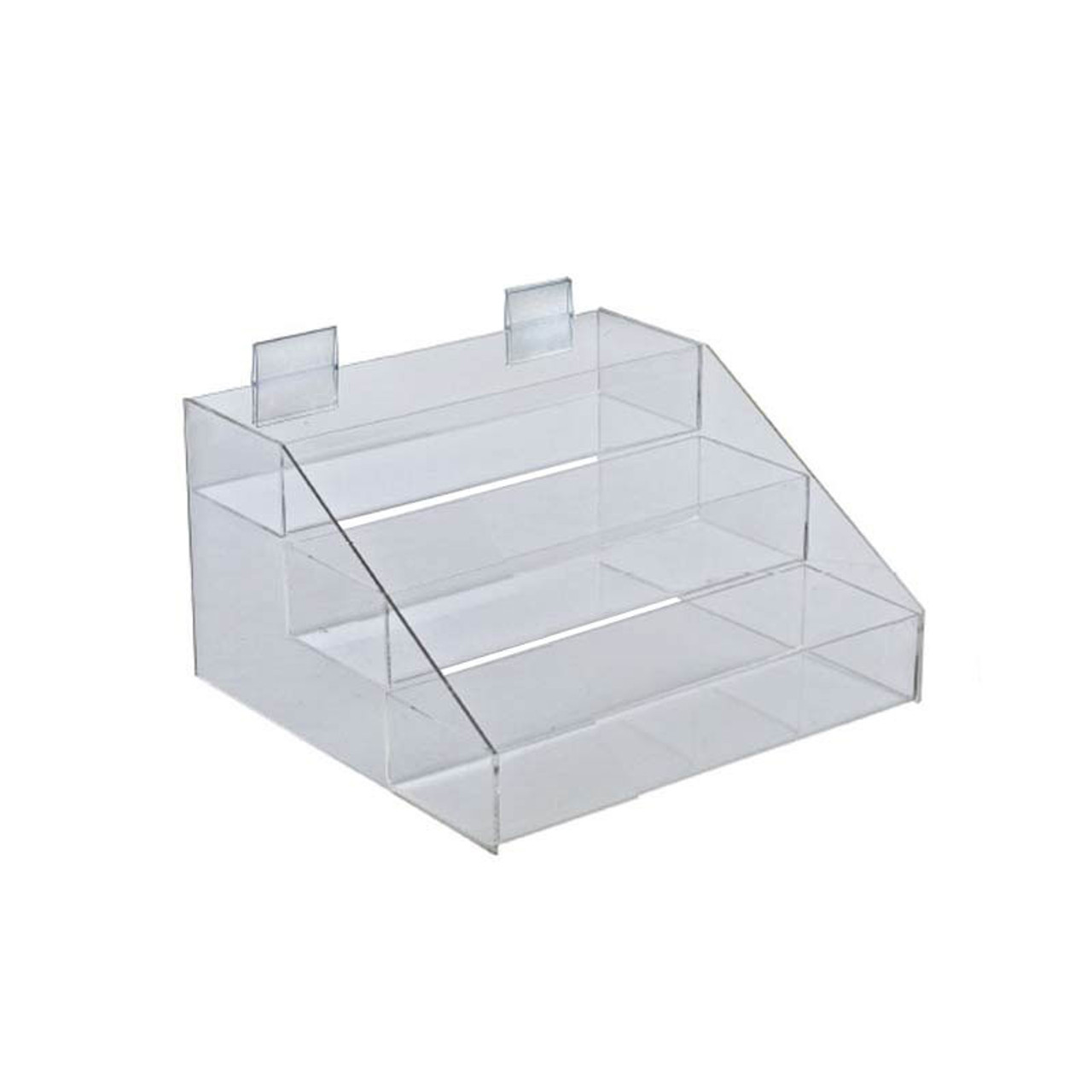 Clear Acrylic 12W Storage Tray with 3 Compartments