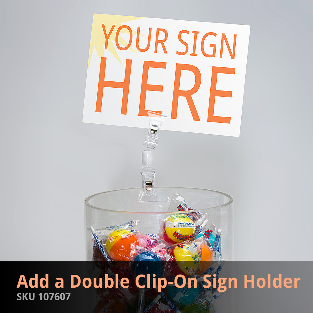 Clear Acrylic Cylinder Display, Plastic Round Container and Riser