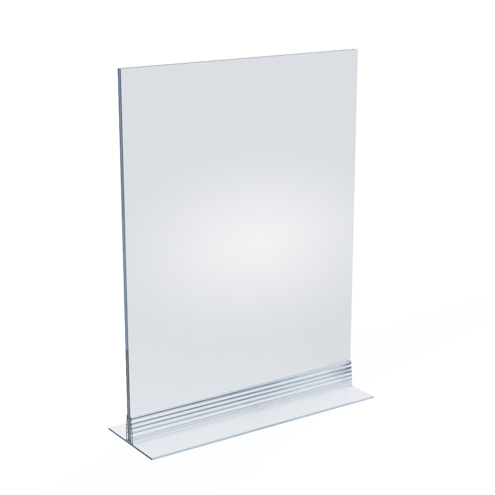 Clear Acrylic Double Sided Sign Holder 9