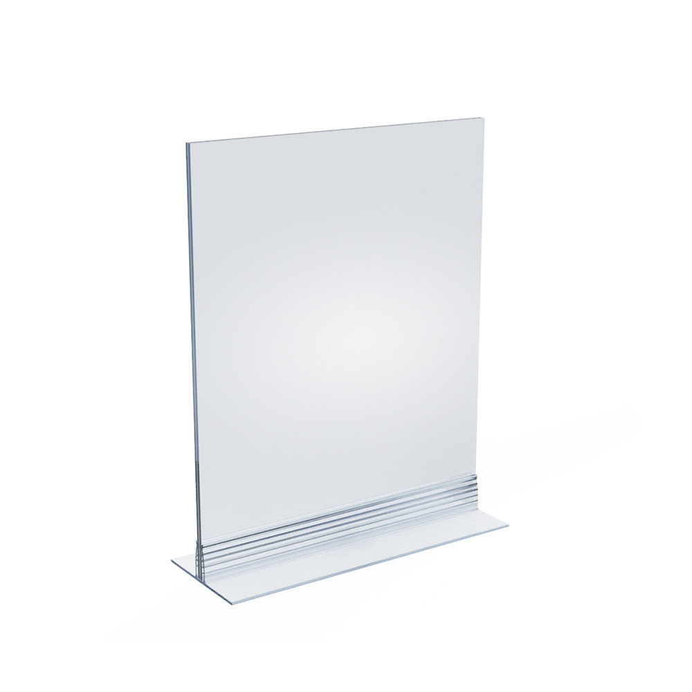 Clear Acrylic Double Sided Sign Holder 8