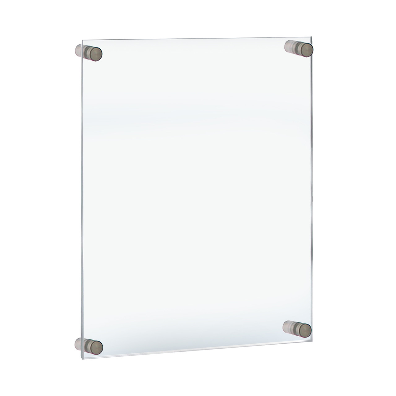 九相図 アクリルボード Floating Acrylic Wall Frame with Silver Stand Off Caps: 18