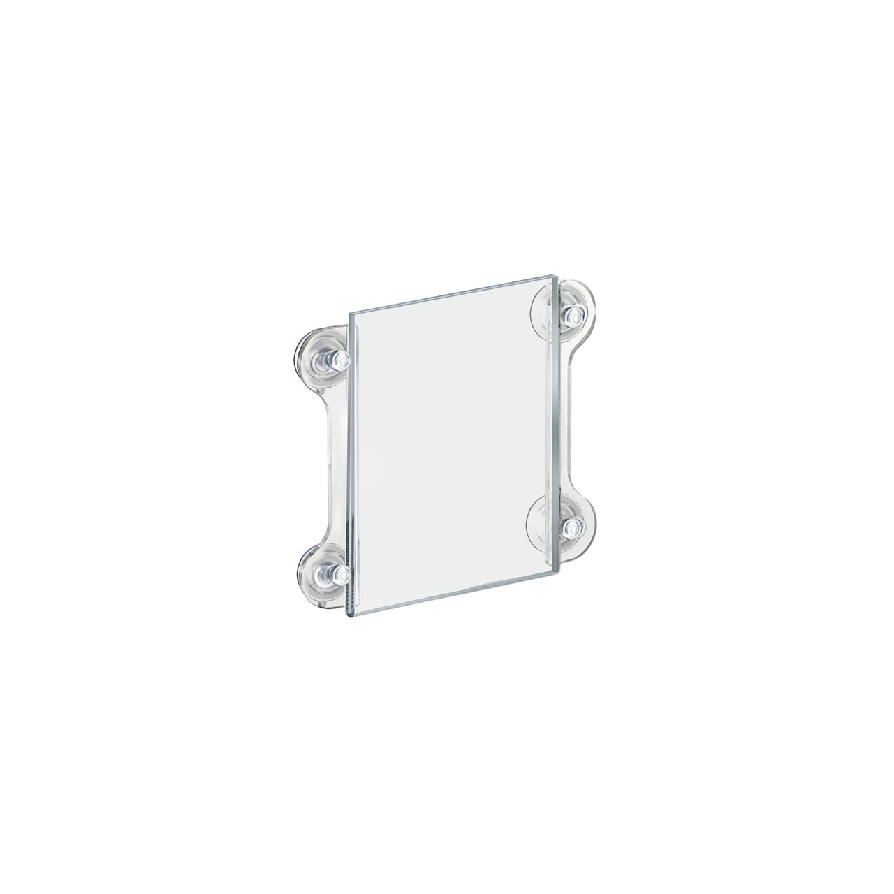 Glass Mounted Suction Cup Sign Holder