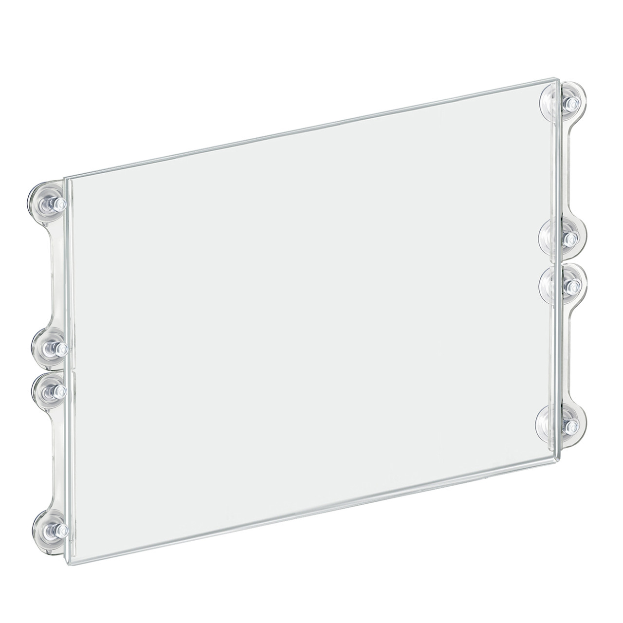 Clear Acrylic Window/Door Sign Holder Frame with Suction Cups 22