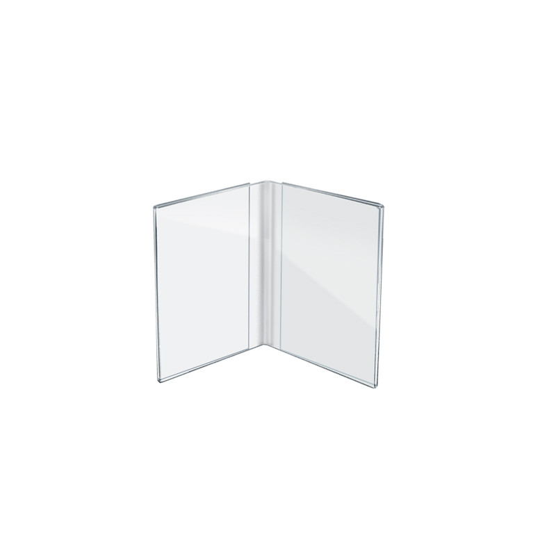 clear　2個セット Clear Acrylic Double Photo Holder, Side by Side Dual Frame , Size