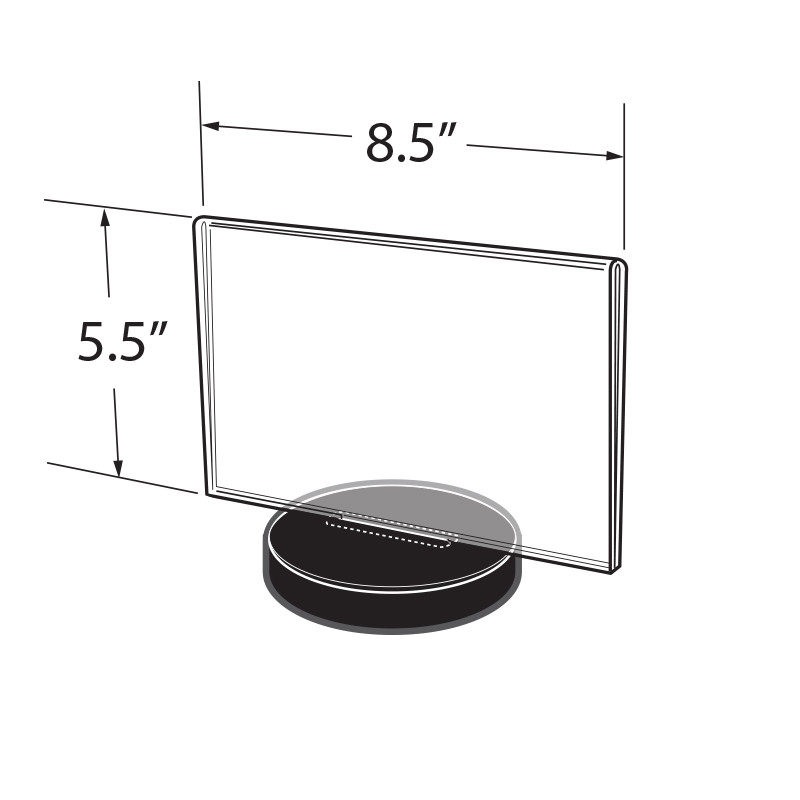 Weighted Display Frame 8.5