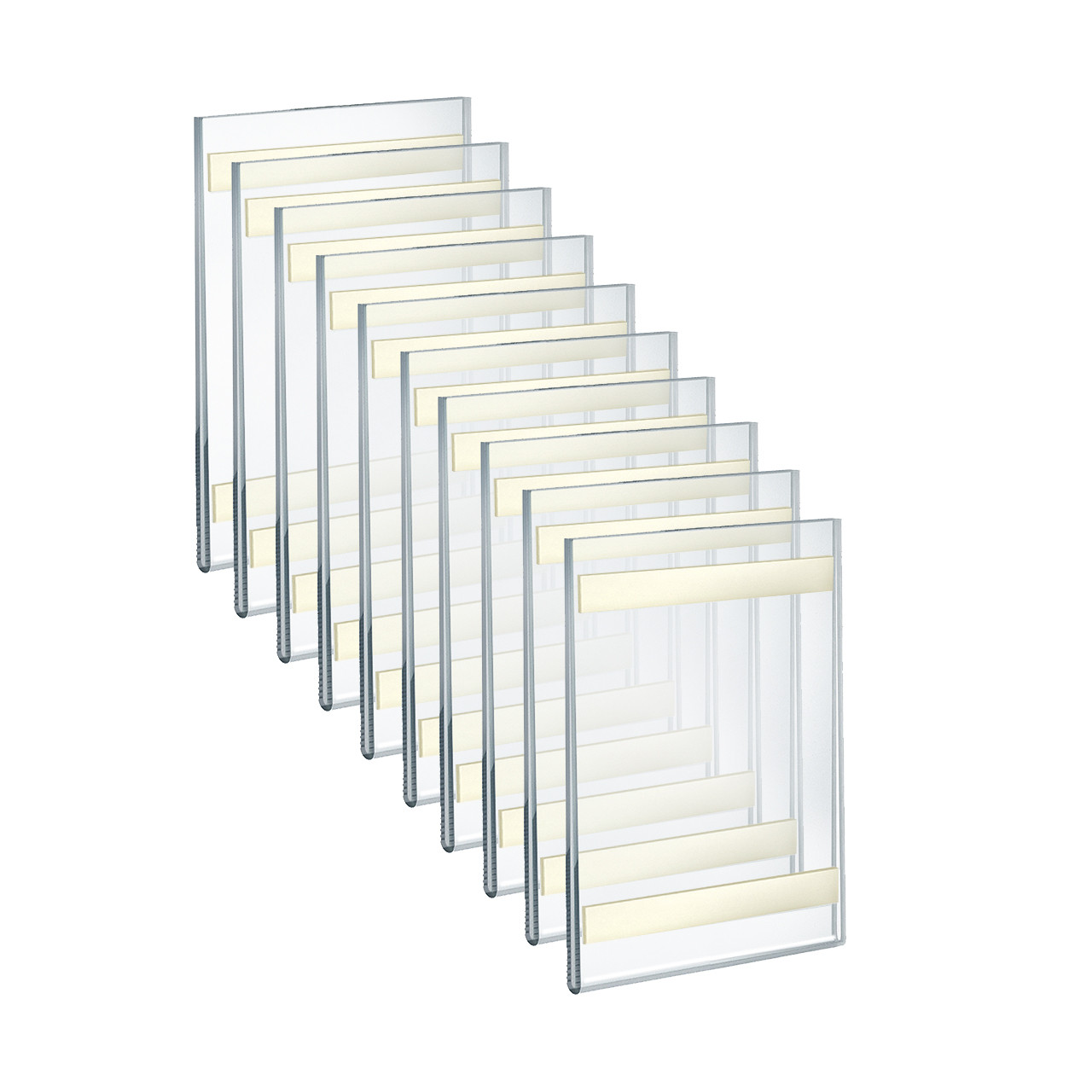 Self Adhesive Clear Acrylic Wall Sign Holder Frame 5