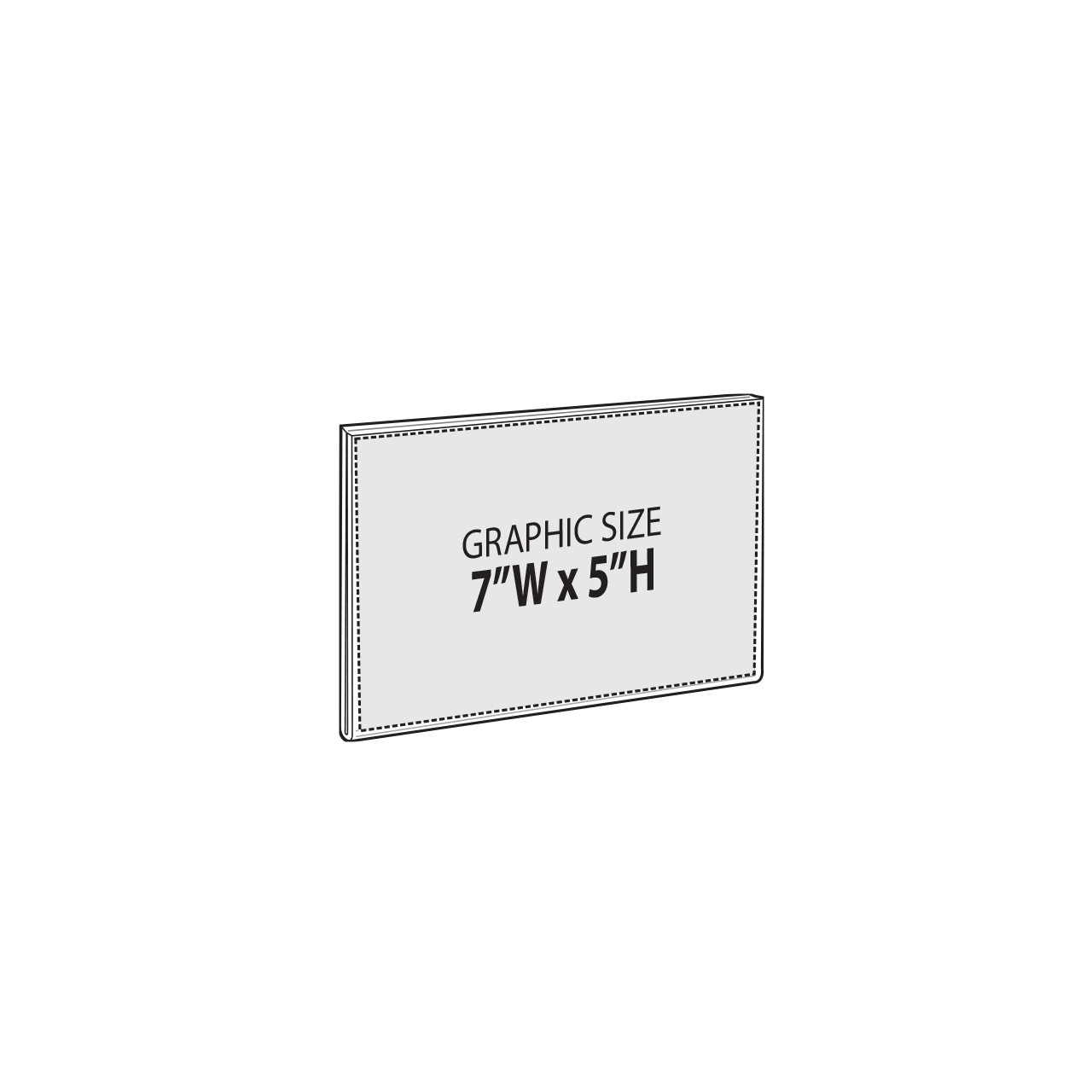 Self Adhesive Clear Acrylic Wall Sign Holder Frame 7