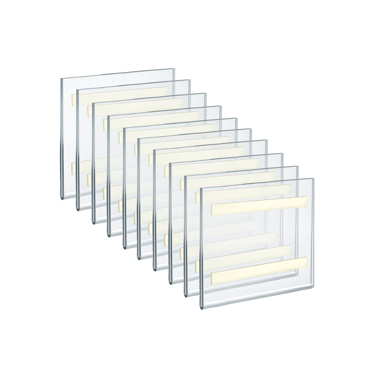 Self Adhesive Clear Acrylic Wall Sign Holder Frame 5.5