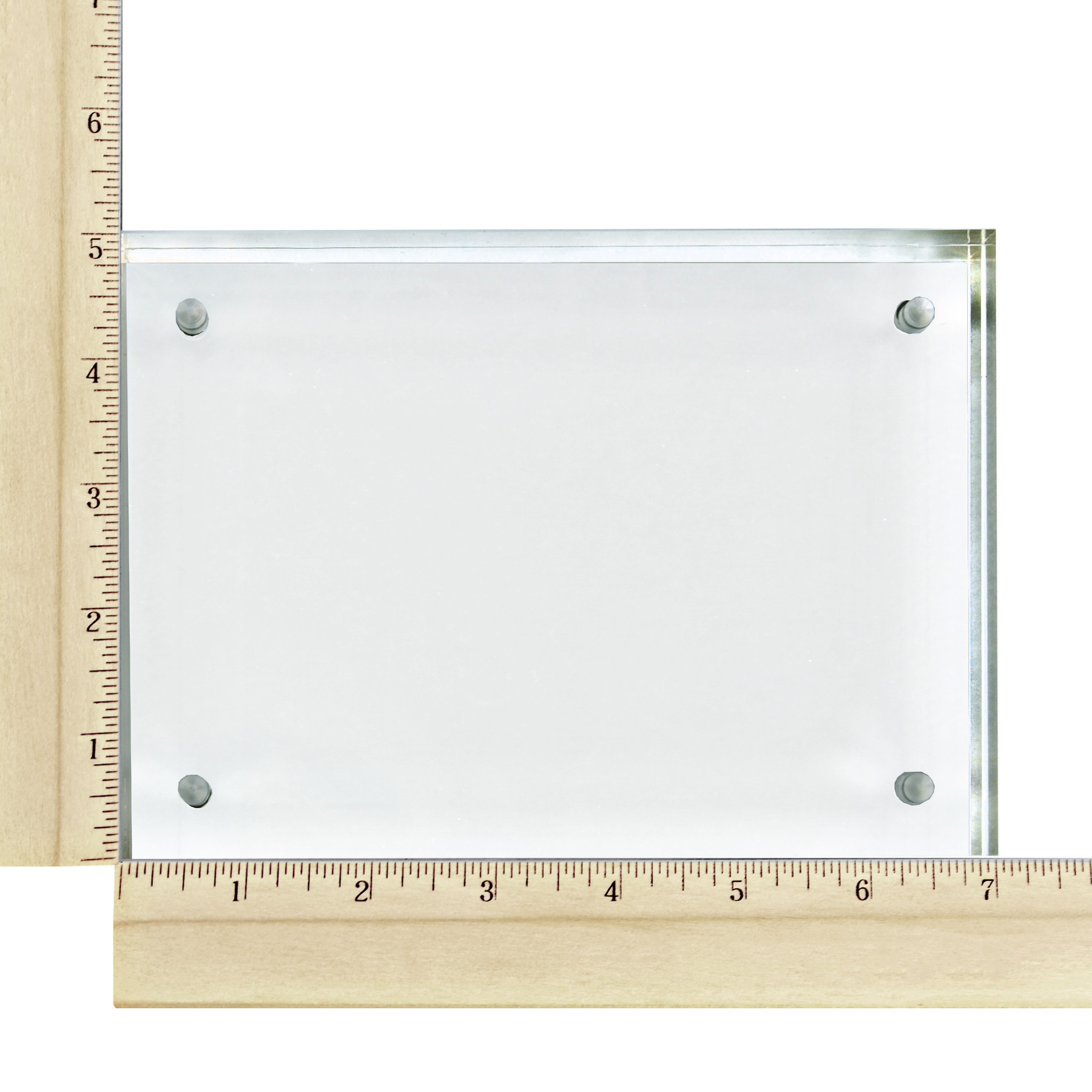 Clear Acrylic Photo Frame Block 3" x 11" Vertical/Horizontal