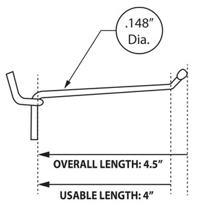 Azar Displayschale Für Stecktafel & Slatwall – 2 Stück, 6 Fächer, Maße 20,3x12,7x6,7 Cm, Mit Haken